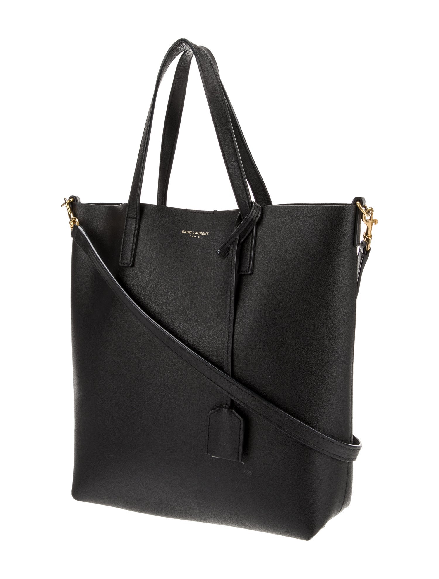 Saint Laurent Leather toy n/s shopping tote